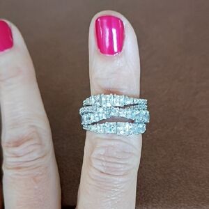 Swarovski Silver Hyperbola Ring